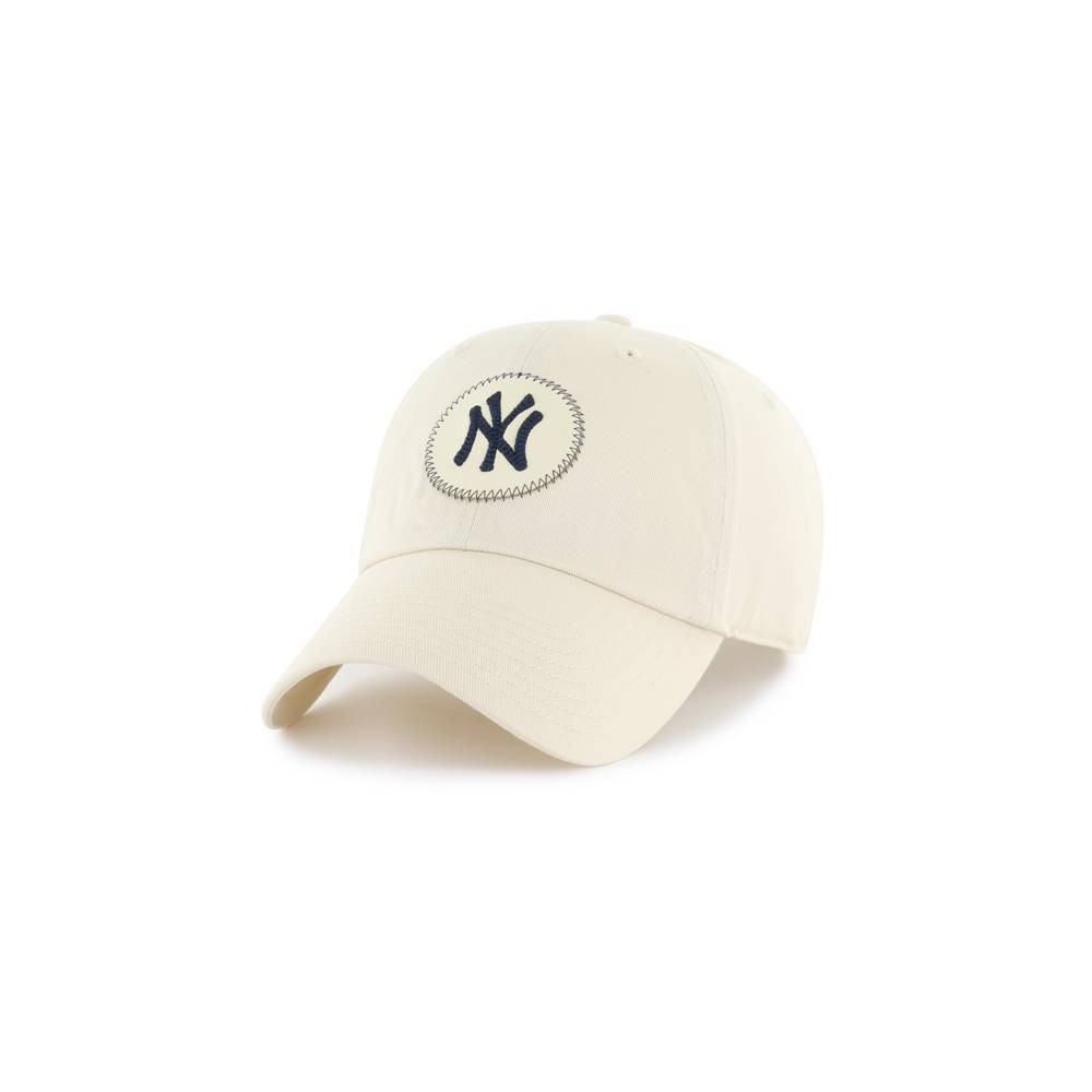 MLB Women's NY Patch Hat - Cream