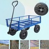 Solid wheels Tools cart Wagon Cart Garden cart trucks - 2 of 4