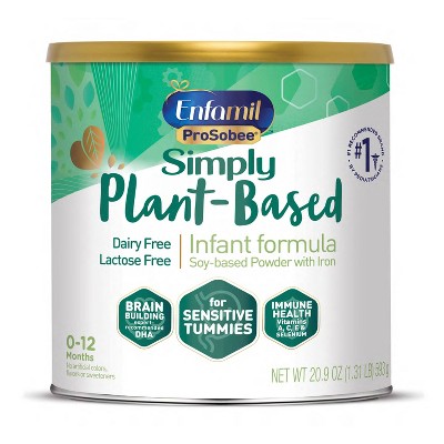 Enfamil Plant-Based Soy Baby Formula with Iron Powder - 20.9oz