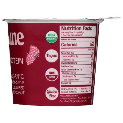 Cocojune Raspberry Coconut Yogurt - 5oz