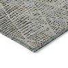 Gray Beige And Black Geometric Washable Indoor Outdoor Area Rug - 4 of 4