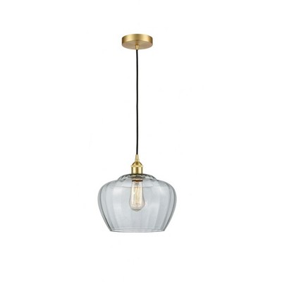Fenton - 1 Light Mini Pendant In Industrial Style-11.5 Inches Tall and 11 Inches Wide