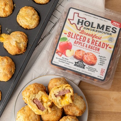 Holmes Smokehouse Apple & Bacon Sliced Sausage - 12oz