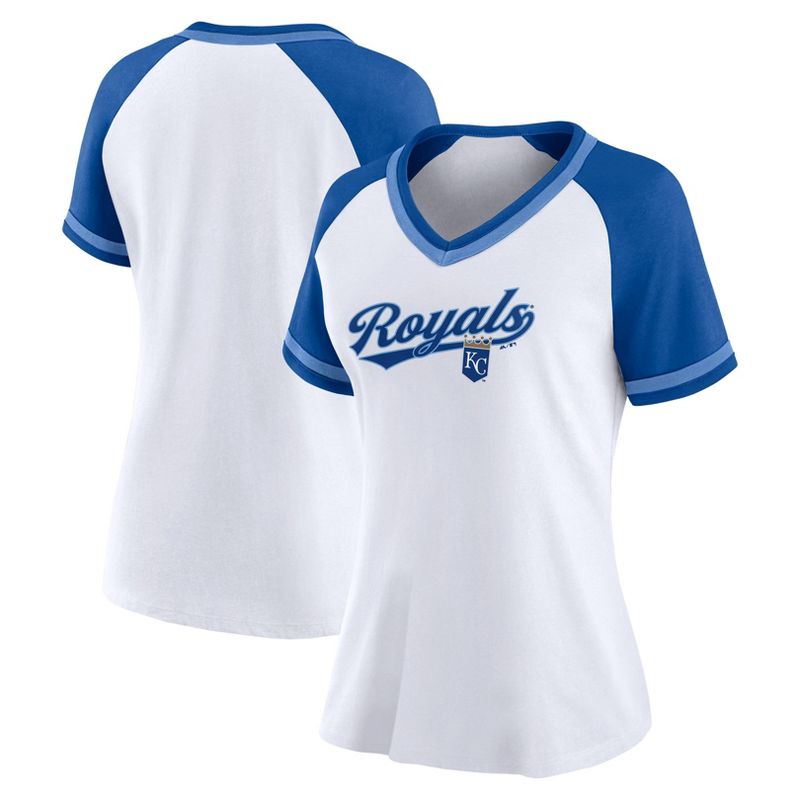 MLB Kansas City Royals Women&#39;s Jersey T-Shirt, 1 of 4