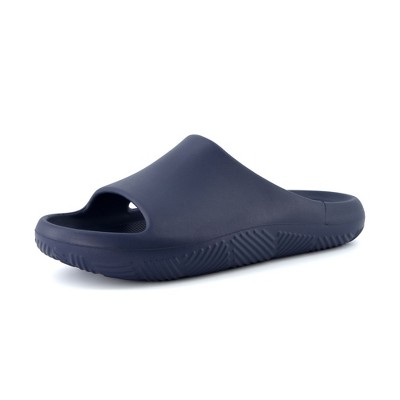 CUSHIONAIRE Men's Galaxy pool slides with +Comfort