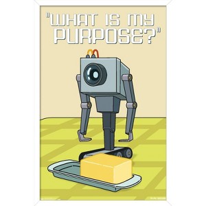 Trends International Rick And Morty - Butter Bot Framed Wall Poster Prints - 1 of 4