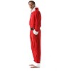#followme Mens One Piece Christmas Themed Adult Bodysuit Microfleece Hoody Winter Pajamas - 3 of 4