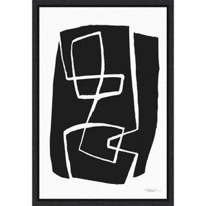 Amanti Art Modern Meeting Forms No 1 by Statement Goods Canvas Wall Art Print Framed 16 x 23-in. - 1 of 4