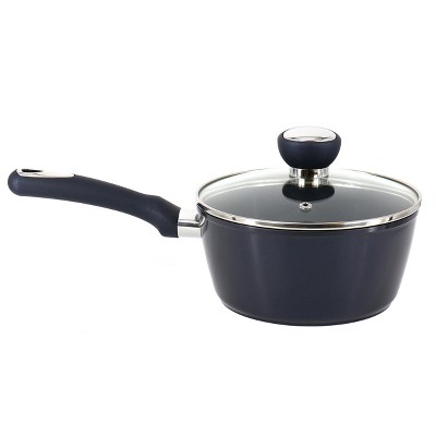 EPPMO 3.5 Qt Hard-Anodized Aluminum Saucepan with lid, Nonstick Pot,  Stainless Steel Handle, Dishwasher & Oven Safe 