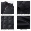 Alpine Swiss Damon Mens Bomber Jacket Lightweight Flight Jacket Windbreaker Casual Softshell Coat - image 3 of 4