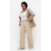 Women's Plus Size Lara Tank - ivory | CITY CHIC - 3 of 4