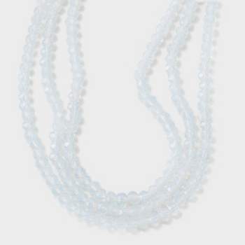 3 Row Glass Bead Necklace - A New Day™
