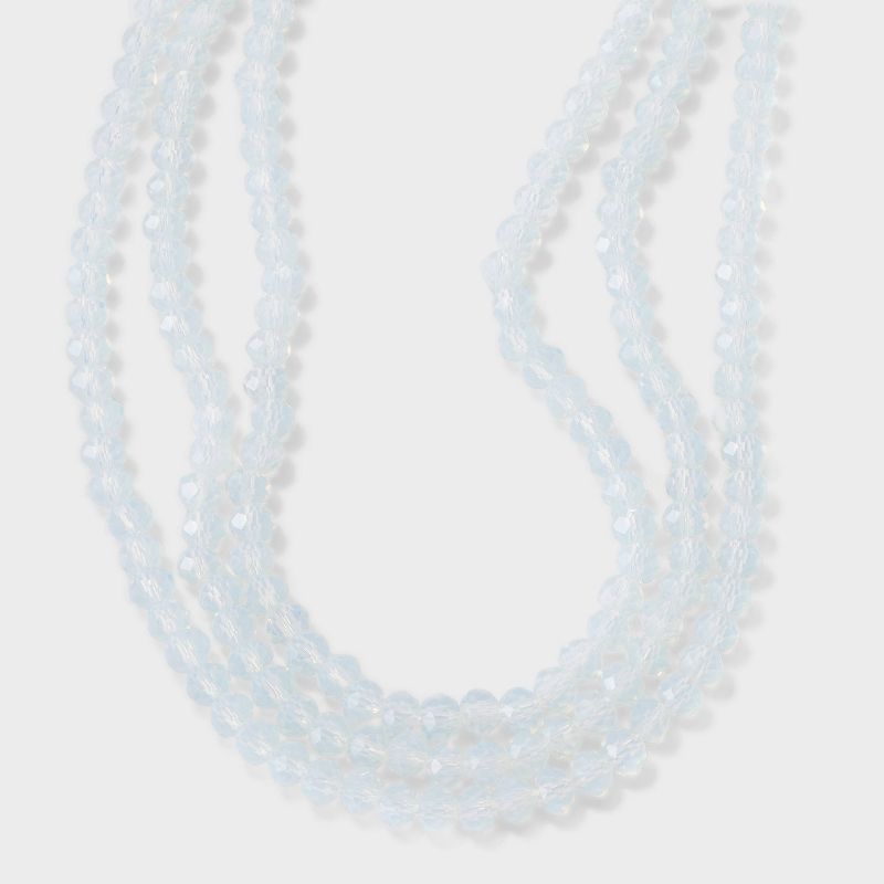 3 Row Glass Bead Necklace - A New Day™, 1 of 6