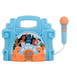 eKids Disney Moana 2 Bluetooth Karaoke Boombox with Microphone - Multi-Color (MA-115.EMV24OL) - 1 of 4