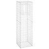 vidaXL Gabion Basket Posts 2 pcs 19.7 in.x19.7 in.x70.9 in. Iron - 3 of 4