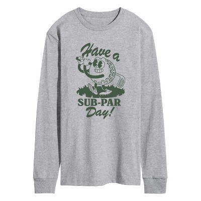 Men's - Instant Message - Sub Par Day Long Sleeve Graphic T-Shirt
