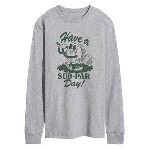 Men's - Instant Message - Sub Par Day Long Sleeve Graphic T-Shirt - 1 of 4