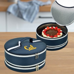NCAA California Berkeley University Golden Bears 12" Pie/Cake Carrier - 1 of 1