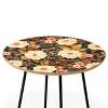 Avenie Boho Floral Autumn Side Round Table - Deny Designs - image 2 of 4