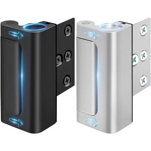 HANPURE Home Security Door Lock for Kids Safety - Door Reinforcement Lock for Front Doors Withstand 800 Lbs Top Metal Flip for Inward Swinging Door - 1 of 4