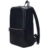 Alpine Swiss Leather Laptop Backpack 15” Notebook Computer Travel Back Pack Bag