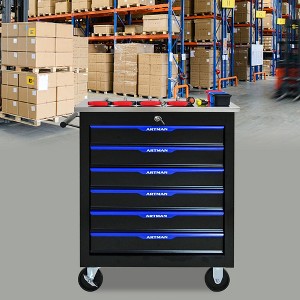 VASIP Movable Rolling Lockable Double with Door Locker and Layered Partition for Auto Repair,Hardware - 1 of 4