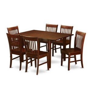 Mid-Century Dining Set - Small Table & Chairs - Modern Kitchen Dining Room Furniture - 1 of 4