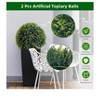 Topiary Balls Artificial Outdoor Set of 2  Faux Topiary Cedar Balls for Home Decor Diameter 48cm Decorative Fruit - 2 of 4