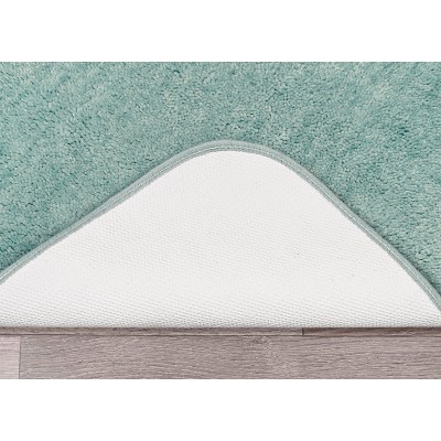 Sea Foam Nylon Traditional 3-Piece Bath Rug Set