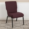 Emma and Oliver 20.5 in. Molded Foam Church Chair - 2 of 4