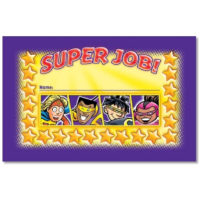 North Star Teacher Resources Super Job Incentive Punch Cards 36 ct. (NST2410)