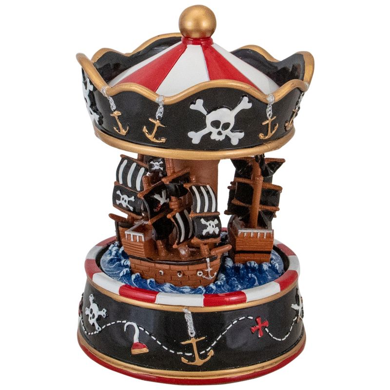 Northlight Children's Pirate Ship Animated Musical Carousel - 6.5", 6 of 7