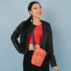 Disney Bag, Crossbody, Mulan Action Pose Silhouette and Comb, Red Golds, Vegan Leather - 4 of 4
