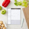 Juvale 3-Pack Large Magnetic Shopping List Pad For Fridge, Grocery Store Magnet Notepads for Meal Planner, 52 Sheets Each, Brown/ Gray, 7.5x9.5 In - 3 of 4