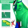 Tangkula 6 FT Inflatable Dinosaur Christmas Decoration w/LED Lights for Indoor Outdoor Decor - 4 of 4