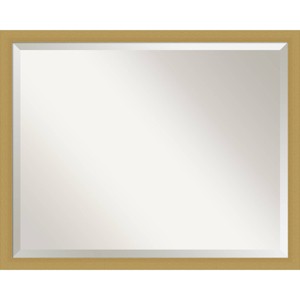 Grace Narrow Brushed Framed Bathroom Vanity Wall Mirror Gold - Amanti Art - 1 of 4