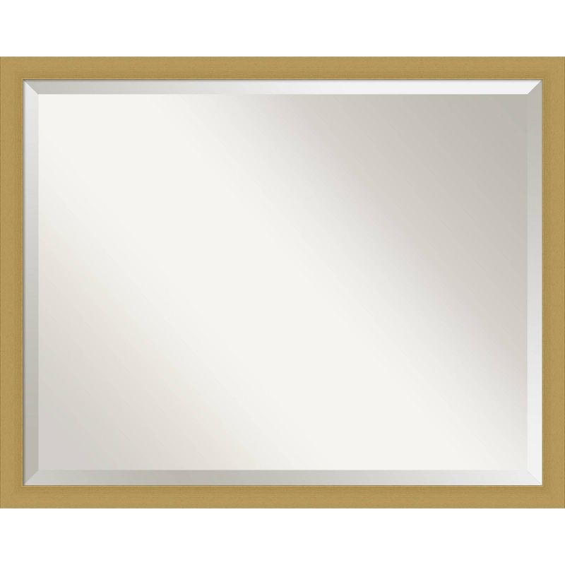 Grace Narrow Brushed Framed Bathroom Vanity Wall Mirror Gold - Amanti Art, 1 of 10