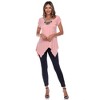 Women's Embellished V-Neck Fenella Top Tunic - White Mark - 4 of 4
