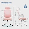 DOMETOUR Gaming Chair for Adults and Teens High Back Computer Desk Chair, Height Adjustable Ergonomic Office Chair with Wheels - 2 of 4