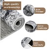 5'x7' Area Rugs,Washable Rugs for Living Room,Vintage Boho for Office,Dining Room,Kids Room and Farmhouse,Durable Low Pile Non-Slip Area Rug,Gray - 4 of 4