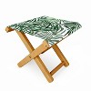 Marta Barragan Camarasa Watercolor Simple Leaves Folding Stool - Deny Designs - 2 of 3