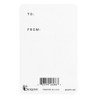 Dicksons BKMPK-465 Be A Deborah Pink and White 4 Inch Paper Place Keeper Pocket Card Bookmark Pack of 12 - 2 of 2