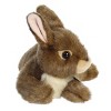 Aurora Medium Resting Bunny Miyoni Realistic Stuffed Animal Eastern Cottontail 12" - 2 of 4