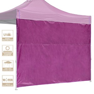 InstaHibit Sidewall Block Out UV50+ Fit 10x10Ft Pop up Canopy 1 Piece Patio - 1 of 4