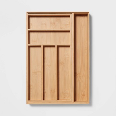 Natural 7 Compartment Drawer Organizer - Thumbnail 2