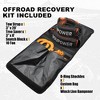 TruAIR Off-Road Winch Recovery Kit  Tow Rope-  with Tree Saver & Snatch Block for Trucks/Jeeps - 4 of 4
