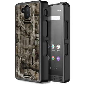 Nakedcellphone Case for Sonim XP10 5G Phone (XP9900) - Slim Hard Cover with Stand - 1 of 4