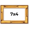 PosterPalooza | 7x4 Bamboo Picture Frame, UV Acrylic, 4 Finishes - Brown, Black, Gold, and Natural - 3 of 4