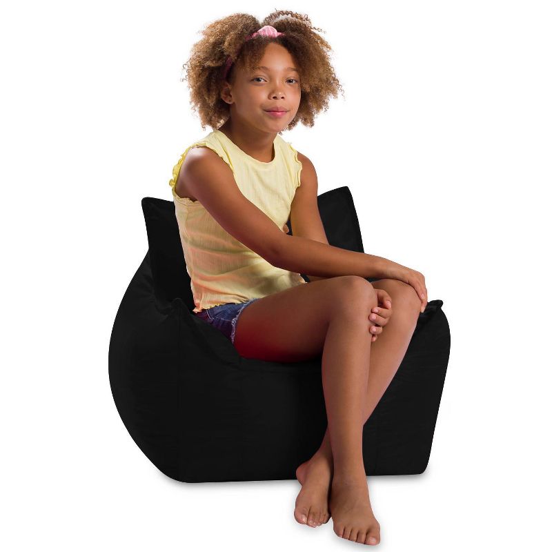 25" Newport Microsuede Bean Bag Chair - Posh Creations, 3 of 4
