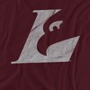 Men's University of Wisconsin La Crosse Official Distressed Primary Logo T-Shirt Maroon - 2 of 4